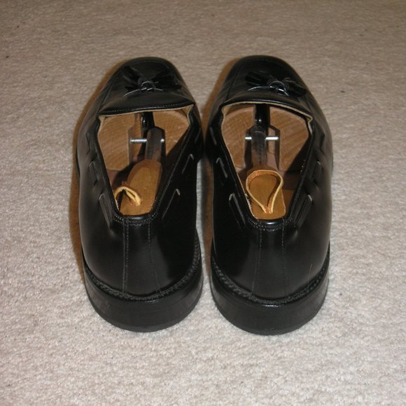 Nettleton Black Leather Tassel Loafers 14D Rick | Slip Ons | Nettleton Collection main image 2